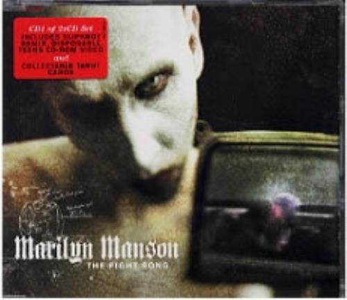 Marilyn Manson The Fight Song UK 2-CD single set (Double CD single